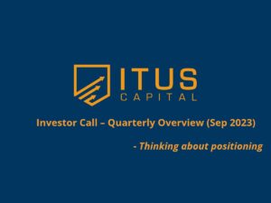 Quarterly call 3QCY23 Itus